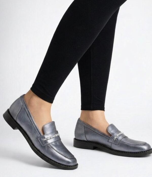 Anna de Valée-grafitovo-čierna koža